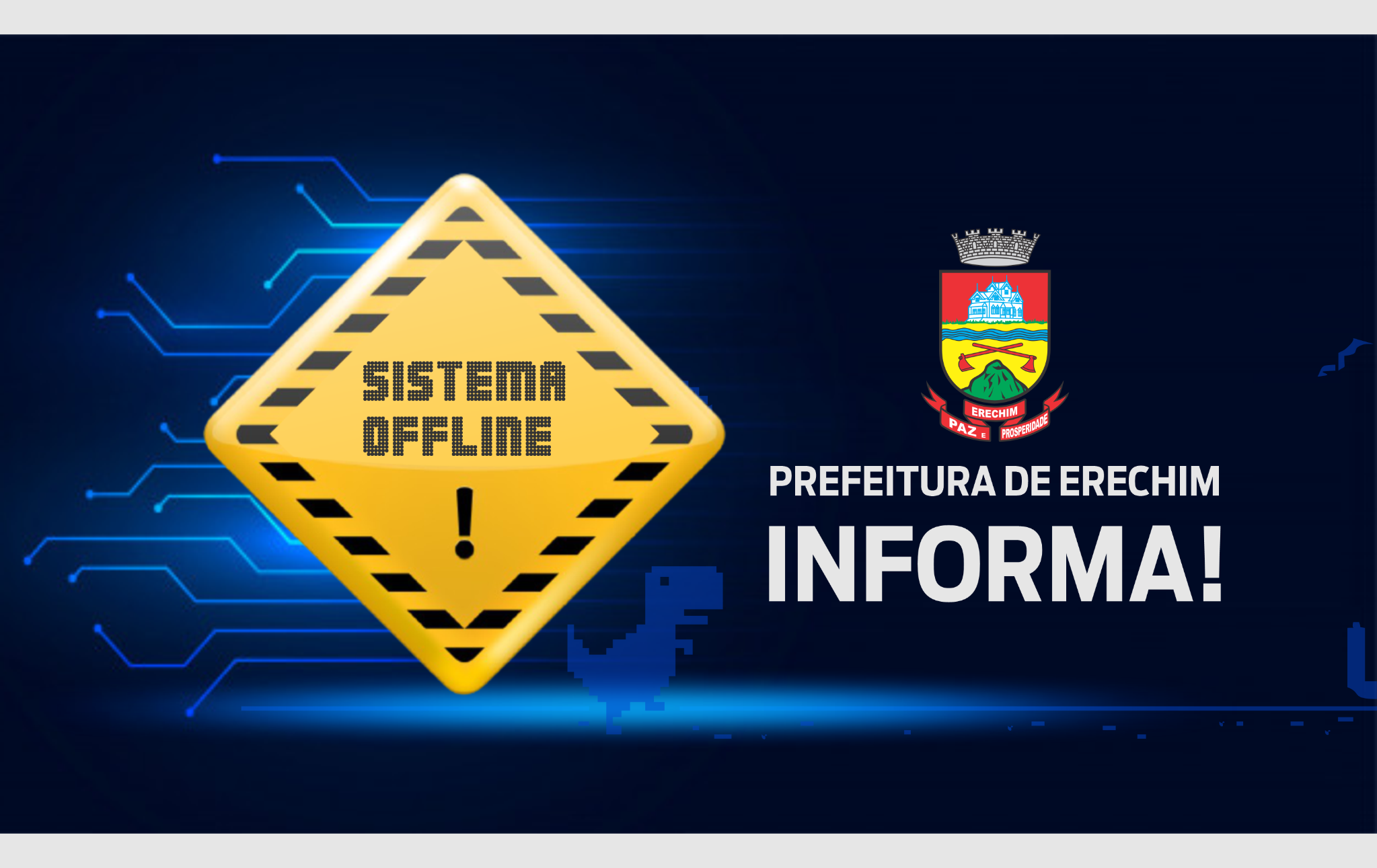 Você está visualizando atualmente SERVIÇOS ONLINE DA PREFEITURA ESTARÃO INDISPONÍVEIS NO FIM DA TARDE DESTA TERÇA-FEIRA