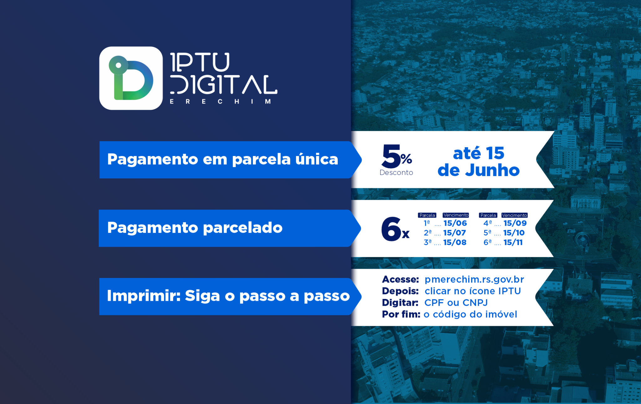 Você está visualizando atualmente IPTU: PASSO A PASSO PARA PAGAR NA INTERNET, PRAZOS, DESCONTO, PIX E QR CODE