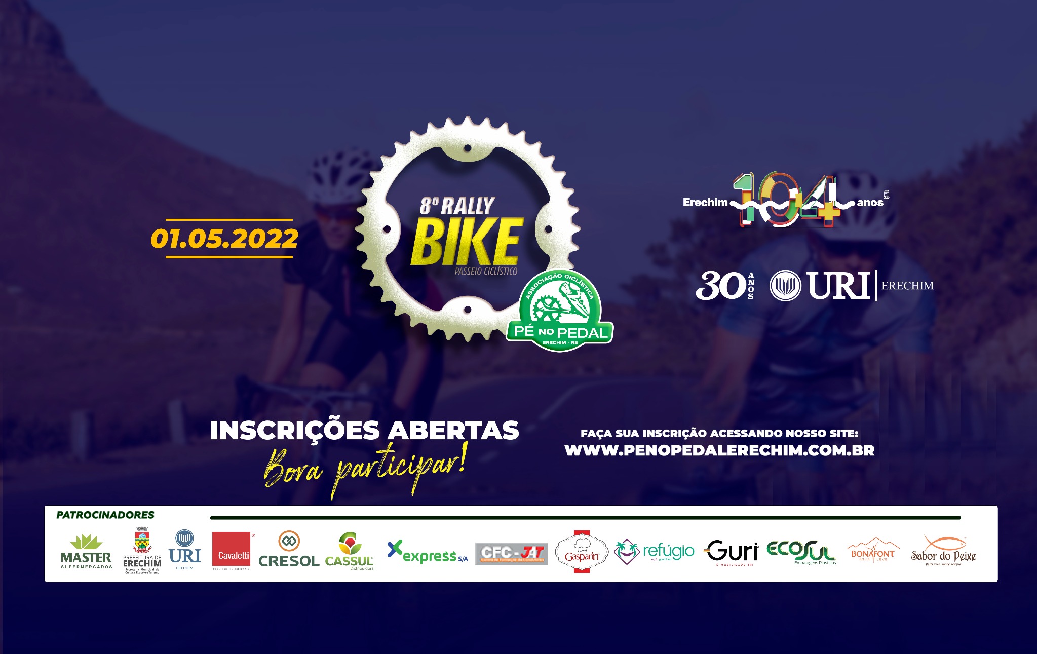 Você está visualizando atualmente INSCRIÇÕES PARA O 8º RALLY BIKE ATÉ QUINTA-FEIRA