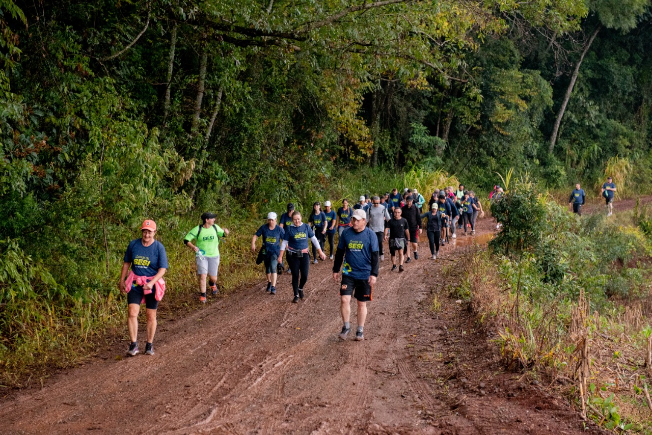 Você está visualizando atualmente CAMINHADA DE 17KM DO SESI TÊM MAIS DE 400 PARTICIPANTES