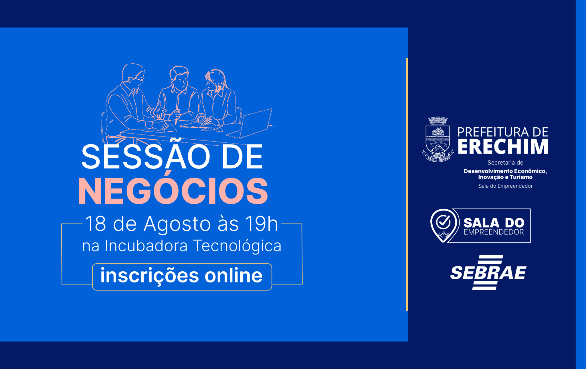 Você está visualizando atualmente FORME NOVAS PARCERIAS NA SESSÃO DE NEGÓCIOS – INSCRIÇÕES ABERTAS