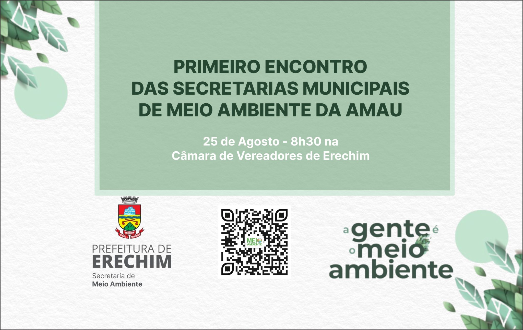 Você está visualizando atualmente 1º ENCONTRO DAS SECRETARIAS DE MEIO AMBIENTE DA AMAU É NA PRÓXIMA QUINTA-FEIRA