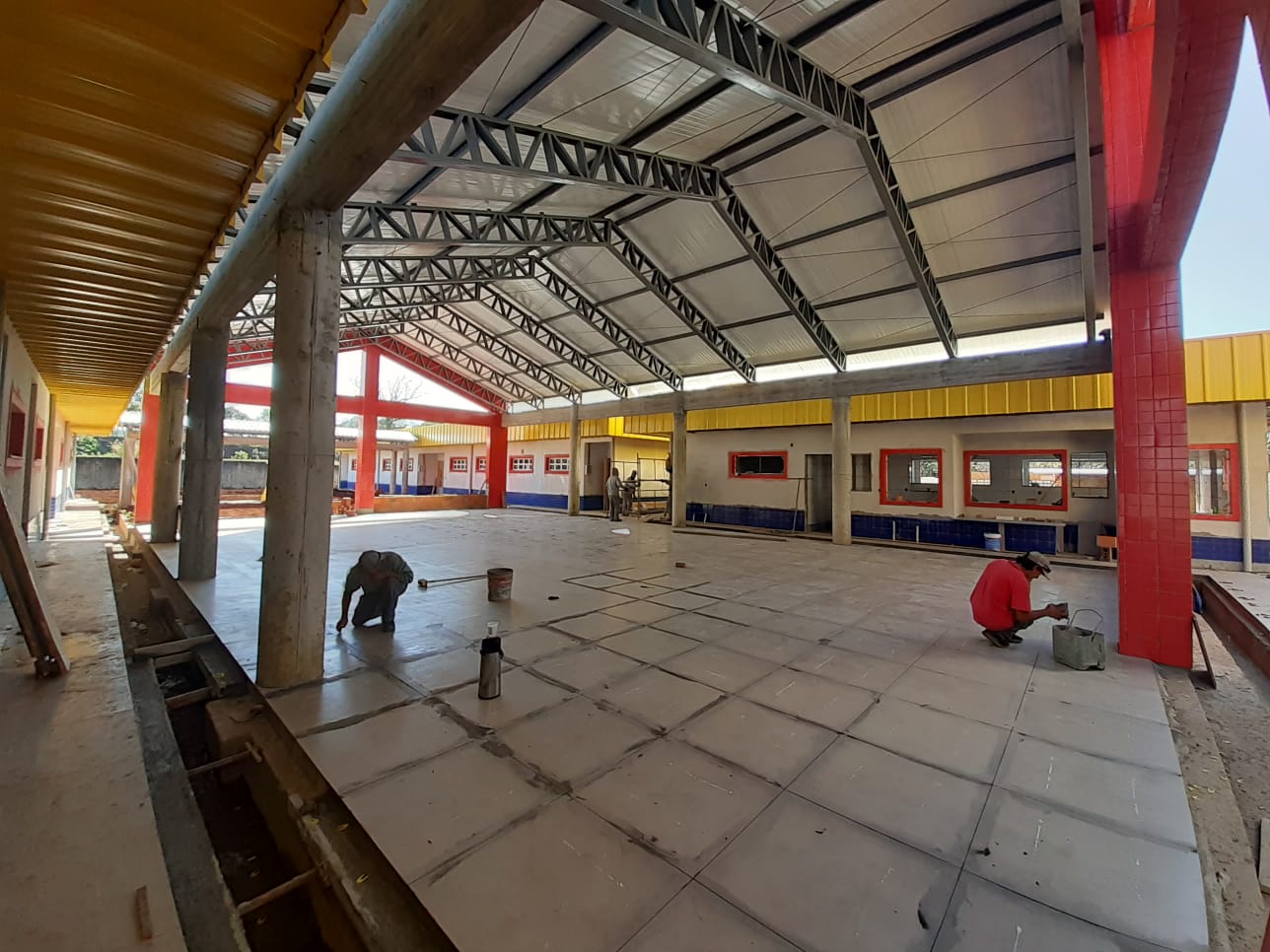 Você está visualizando atualmente CARA DE ESCOLA: OBRAS AVANÇAM NA MARIA CLARA