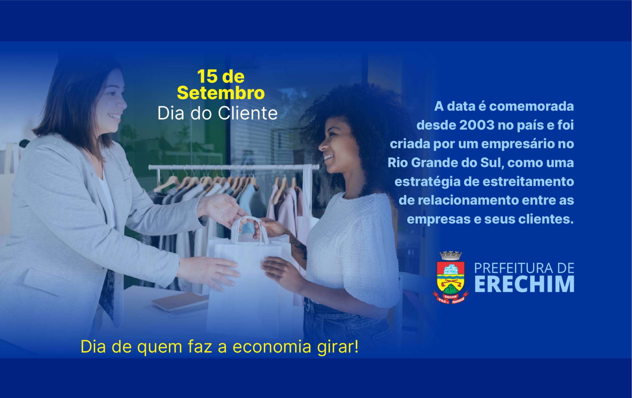 Você está visualizando atualmente DIA 15 DE SETEMBRO: DIA DO CLIENTE