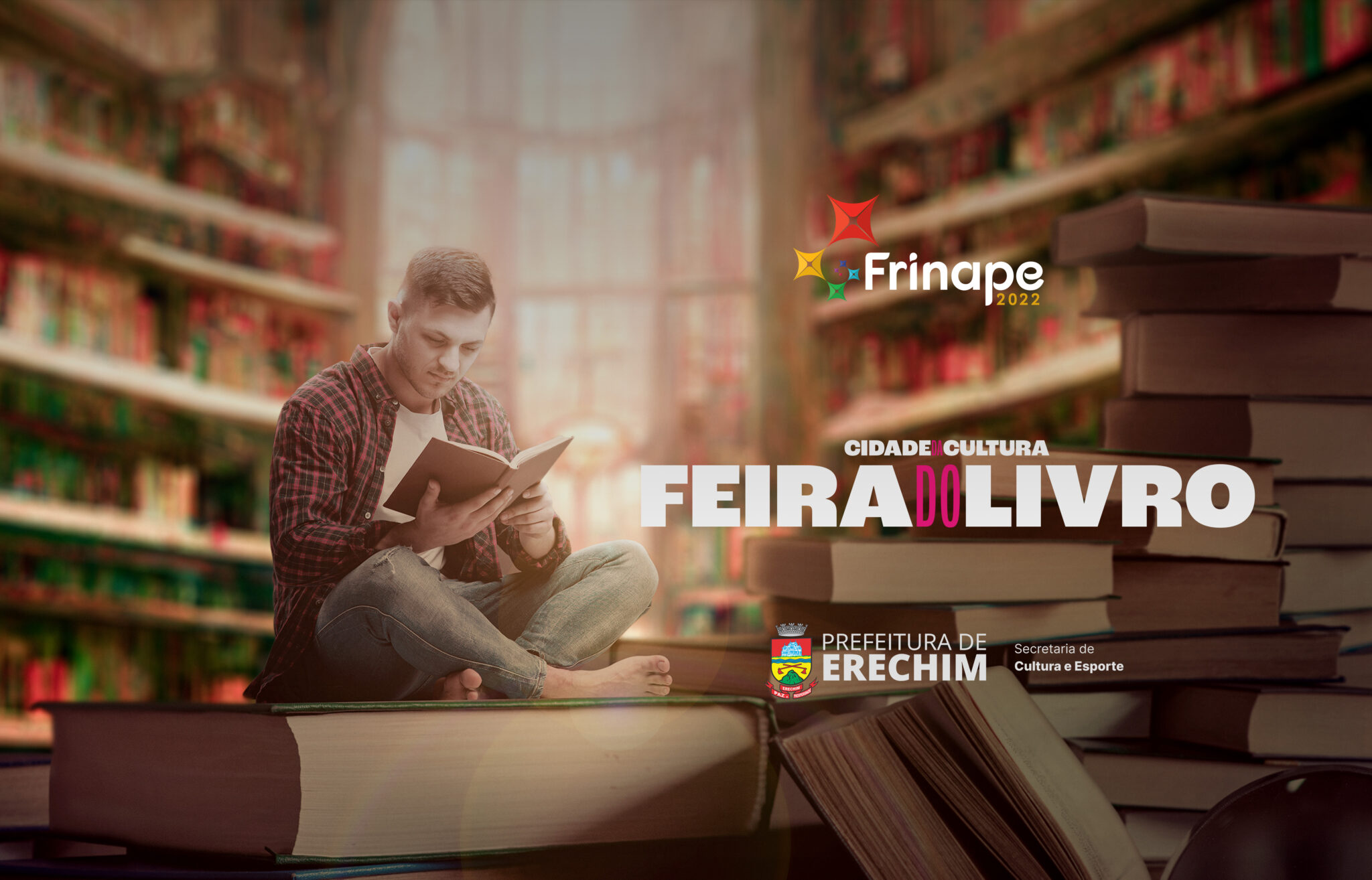 Você está visualizando atualmente ABERTURA DA FEIRA DO LIVRO SERÁ SÁBADO NA FRINAPE