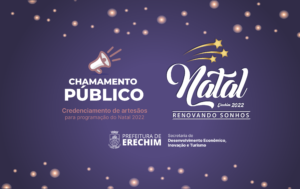 Leia mais sobre o artigo ABERTO CHAMAMENTO PÚBLICO DE CREDENCIAMENTO A ARTESÃOS PARA PROGRAMAÇÃO DO NATAL