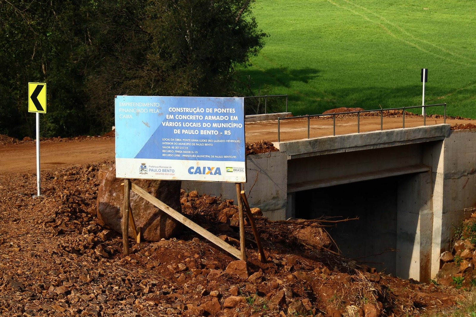 Você está visualizando atualmente Prefeitura de Paulo Bento desenvolve projeto de construções de pontes em concreto