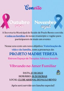 Leia mais sobre o artigo Convite Outubro Rosa e Novembro Azul