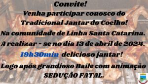 Leia mais sobre o artigo TRADICIONAL JANTAR DO COELHO!